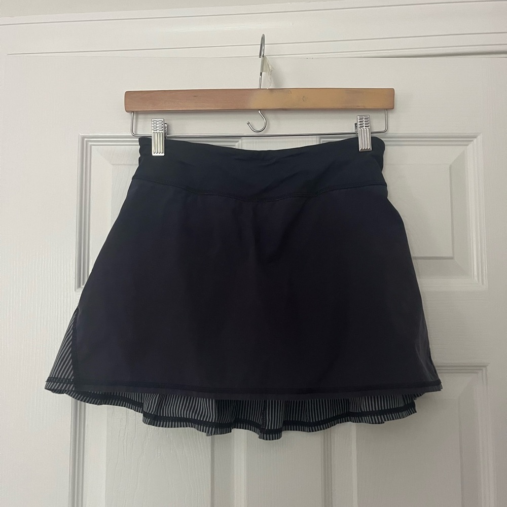 Navy/Striped Lululemon Skirt
